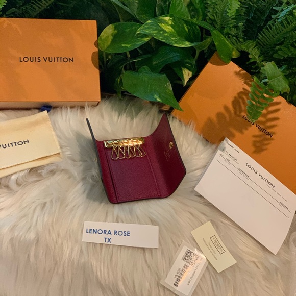 ✨🥀✨Louis Vuitton 6 ring Key chain Fuchsia - Picture 16 of 16